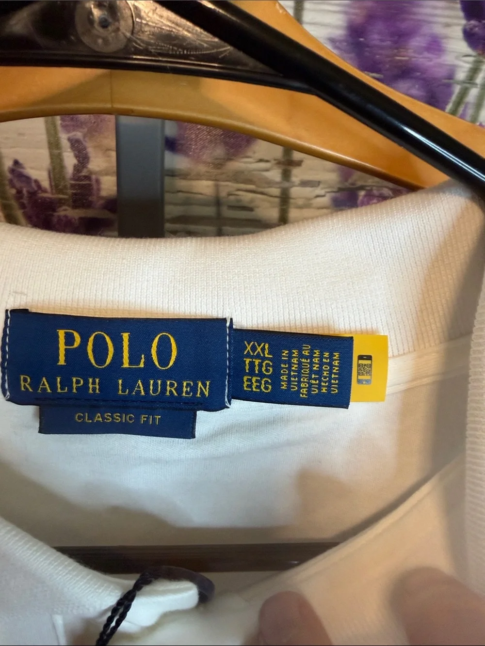 Polo by Ralph Lauren White Short-Sleeve Classic Fit Polo with Pony Logo Size XXL